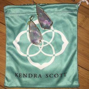 Kendra Scott Amethyst Caroline Earrings